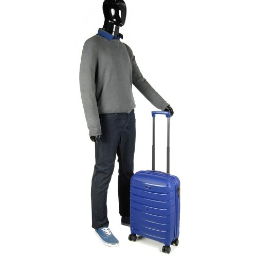 Чемодан Малый (S) под Ручную кладь Полипропилен Snowball 61303 Cologn 38 л 56х38х20 см Синий