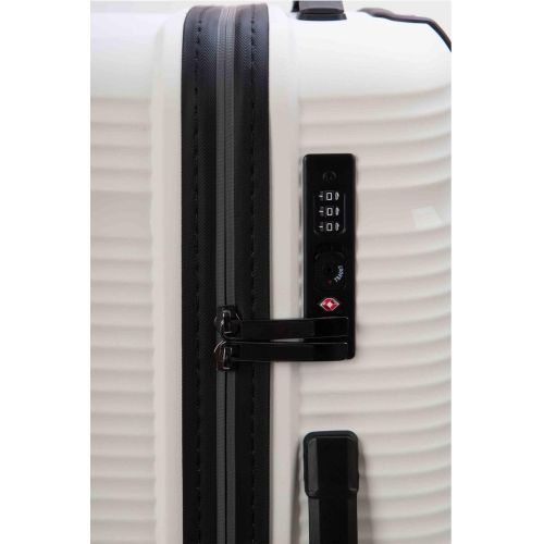 Чемодан Малый S Ручная кладь Полипропилен Snowball 94103 Франция 35л 55х38х20см Белый