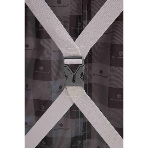 Чемодан Малый S Ручная кладь Полипропилен Snowball 94103 Франция 35л 55х38х20см Белый