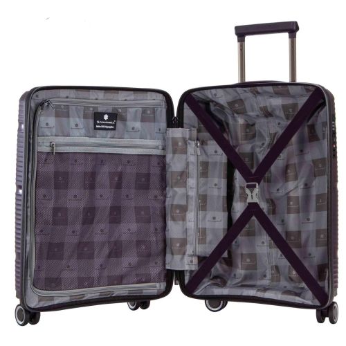 Чемодан Малый S Ручная кладь Полипропилен Snowball 94103 Франция 35л 55х38х20см Сиреневый