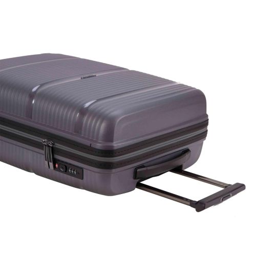 Чемодан Малый S Ручная кладь Полипропилен Snowball 94103 Франция 35л 55х38х20см Серый