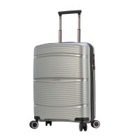 Чемодан Малый S Ручная кладь Полипропилен Snowball 94103 Франция 35л 55х38х20см Серебряный