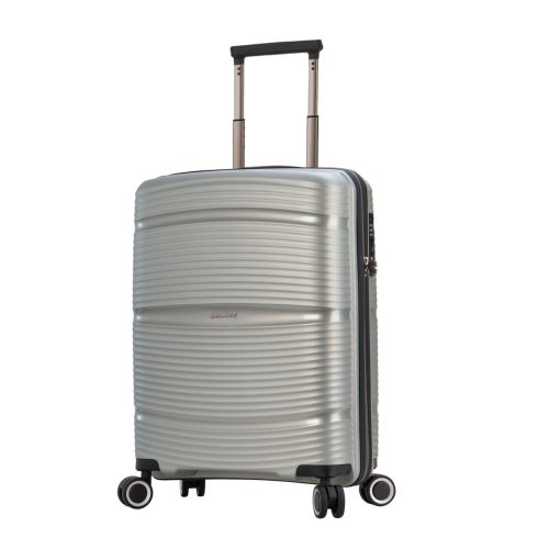 Чемодан Малый S Ручная кладь Полипропилен Snowball 94103 Франция 35л 55х38х20см Серебряный