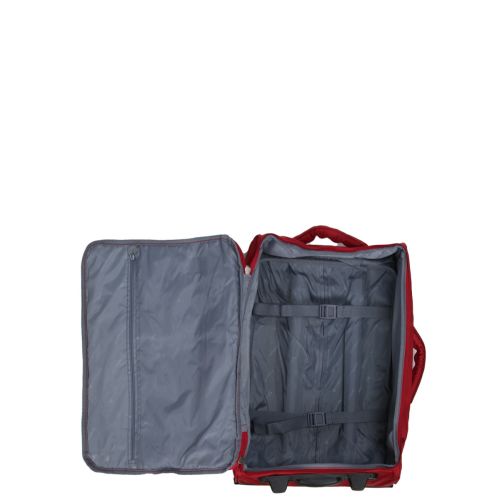 Чемодан Малый (S) тканевый на 2 колесах Airtex 525 Queluz 50x34x18 см 30,6 л Красный