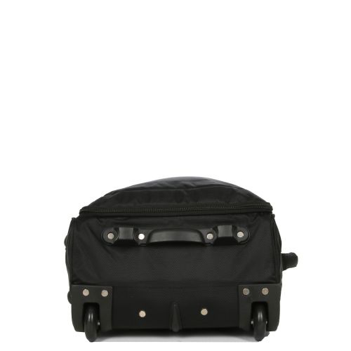 Чемодан Малый (S) тканевый на 2 колесах Airtex 525 Queluz 50x34x18 см 30,6 л Черный