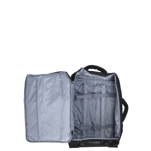 Чемодан Малый (S) тканевый на 2 колесах Airtex 525 Queluz 50x34x18 см 30,6 л Черный