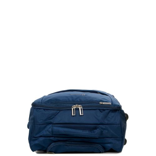 Чемодан Малый (S) тканевый на 2 колесах Airtex 525 Queluz 50x34x18 см 30,6 л Синий