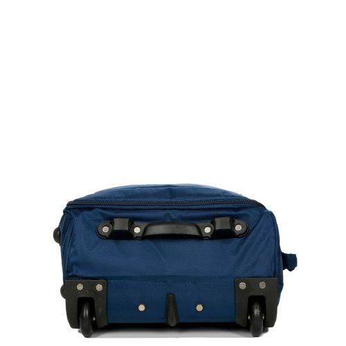 Чемодан Малый (S) тканевый на 2 колесах Airtex 525 Queluz 50x34x18 см 30,6 л Синий