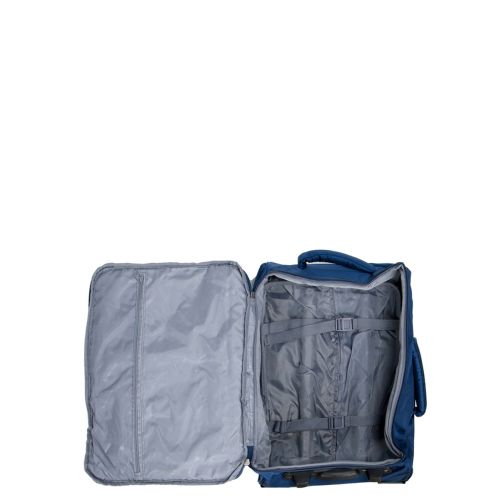 Чемодан Малый (S) тканевый на 2 колесах Airtex 525 Queluz 50x34x18 см 30,6 л Синий