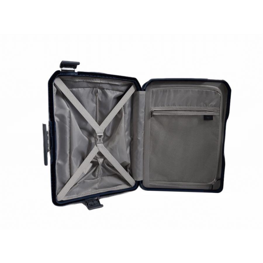 Чемодан из полипропилена Малый (S) под Ручную кладь Airtex 226 40л 55x40x20см Синий (Blue)