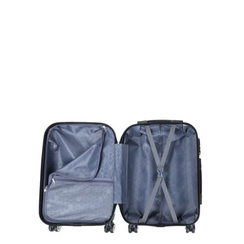 Чемодан Малый (S) Поликарбонат под Ручную кладь Worldline Airtex 809 Love 44 л 54x35x23 см Разноцветный