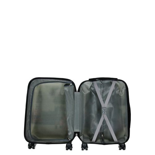Чемодан Малый (S) Поликарбонат под Ручную кладь Worldline Airtex 809 London 44 л 54x35x23 см Разноцветный