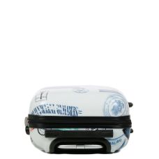 Чемодан Малый (S) Поликарбонат под Ручную кладь Worldline Airteх 809 Stamp 44 л 54х35х23 см Разноцветный