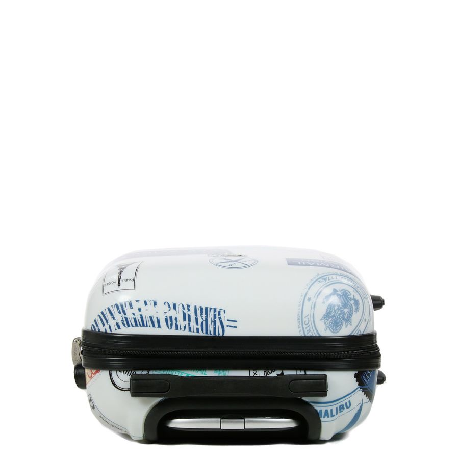 Чемодан Малый (S) Поликарбонат под Ручную кладь Worldline Airtex 809 Stamp 44 л 54x35x23 см Разноцветный