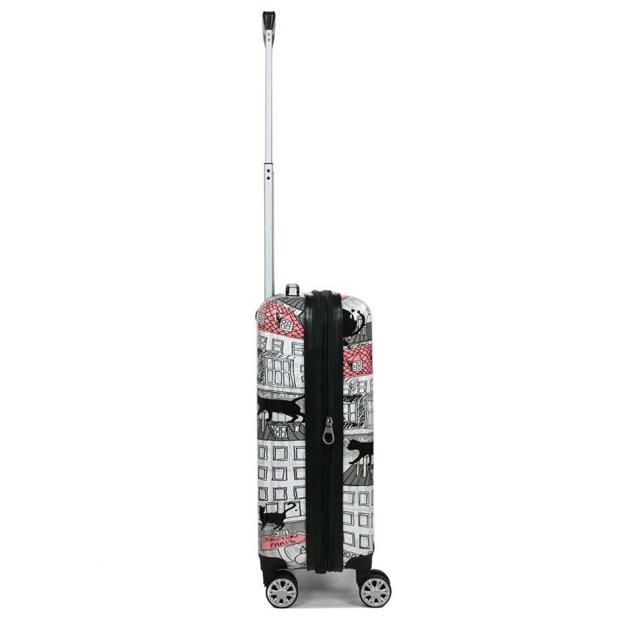 Чемодан Малый (S) Поликарбонат под Ручную кладь Airtex 960 Cat 54x35x20 см Разноцветный