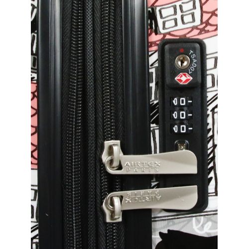 Чемодан Малый (S) Поликарбонат под Ручную кладь Airtex 960 Cat 54x35x20 см Разноцветный