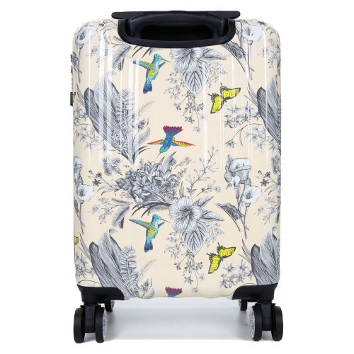 Чемодан Малый (S) Поликарбонат под Ручную кладь Airtex 960 Birds 35 л 54x35x20 см Разноцветный