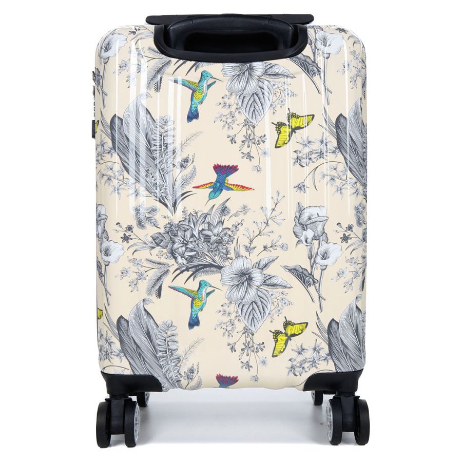 Чемодан Малый (S) Поликарбонат под Ручную кладь Airtex 960 Birds 35 л 54x35x20 см Разноцветный