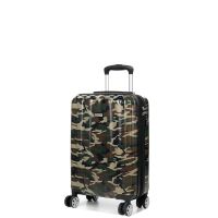 Чемодан Малый (S) Поликарбонат под Ручную кладь Airteх 960 Camo 35 л 54х35х20 см Милитари хаки