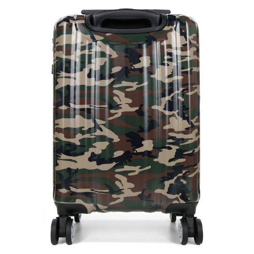 Чемодан Малый (S) Поликарбонат под Ручную кладь Airtex 960 Camo 35 л 54x35x20 см Милитари хаки