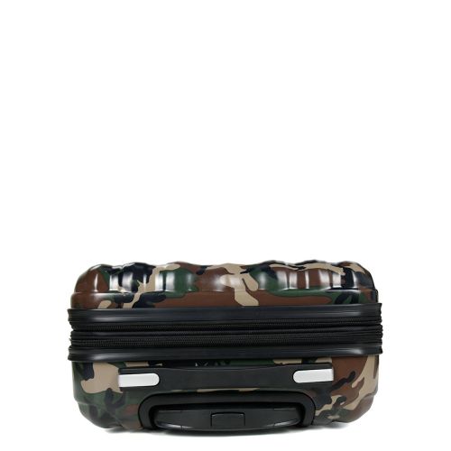 Чемодан Малый (S) Поликарбонат под Ручную кладь Airtex 960 Camo 35 л 54x35x20 см Милитари хаки