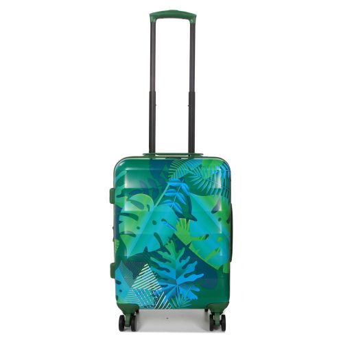 Чемодан Малый (S) Поликарбонат под Ручную кладь Airtex 970 Green 43 л 55x39,5x23,5 см Зеленый