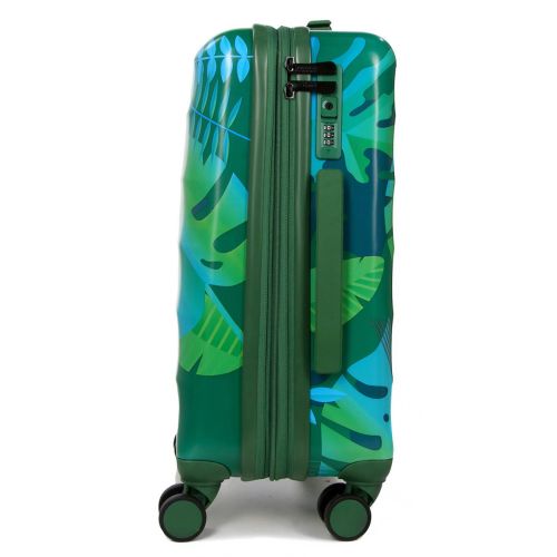 Чемодан Малый (S) Поликарбонат под Ручную кладь Airtex 970 Green 43 л 55x39,5x23,5 см Зеленый