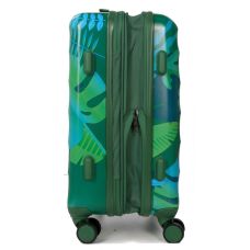 Чемодан Малый (S) Поликарбонат под Ручную кладь Airteх 970 Green 43 л 55х39,5х23,5 см Зеленый