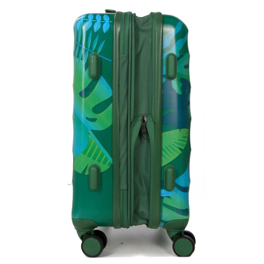Чемодан Малый (S) Поликарбонат под Ручную кладь Airtex 970 Green 43 л 55x39,5x23,5 см Зеленый