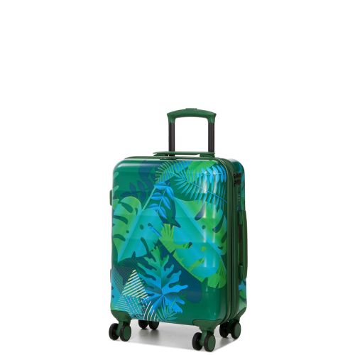 Чемодан Малый (S) Поликарбонат под Ручную кладь Airtex 970 Green 43 л 55x39,5x23,5 см Зеленый