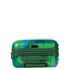 Чемодан Малый (S) Поликарбонат под Ручную кладь Airteх 970 Green 43 л 55х39,5х23,5 см Зеленый