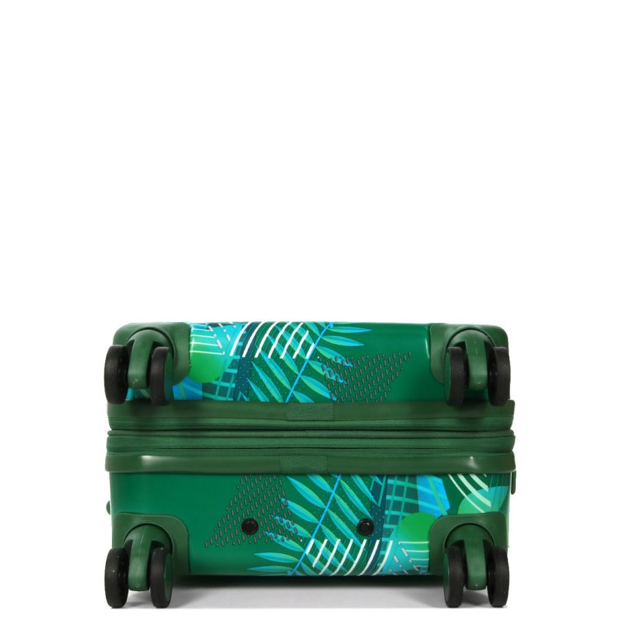 Чемодан Малый (S) Поликарбонат под Ручную кладь Airtex 970 Green 43 л 55x39,5x23,5 см Зеленый