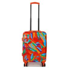 Чемодан Малый (S) Поликарбонат под Ручную кладь Airteх 970 Orange 43 л 55х39,5х23,5 см Оранжевый