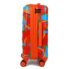 Чемодан Малый (S) Поликарбонат под Ручную кладь Airteх 970 Orange 43 л 55х39,5х23,5 см Оранжевый