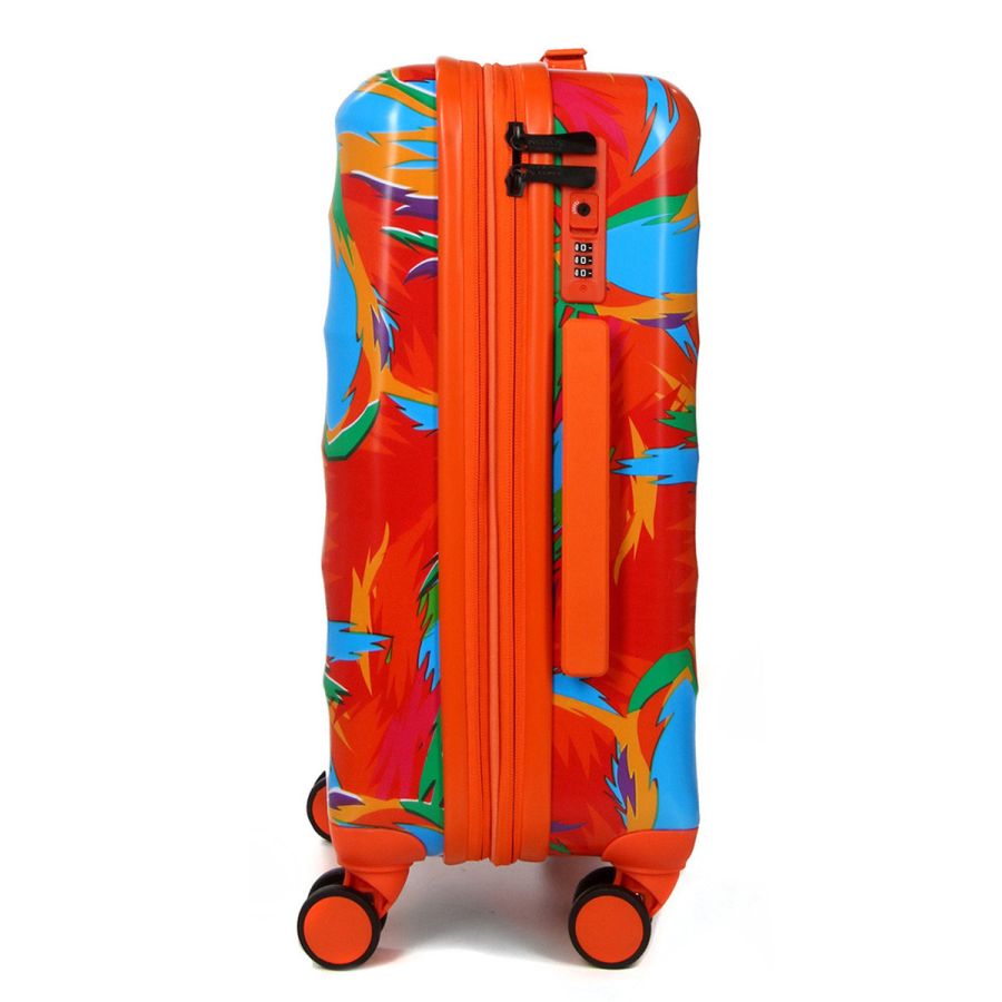 Чемодан Малый (S) Поликарбонат под Ручную кладь Airtex 970 Orange 43 л 55x39,5x23,5 см Оранжевый