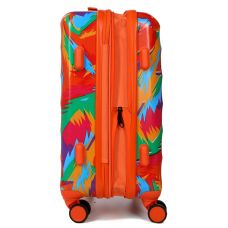 Чемодан Малый (S) Поликарбонат под Ручную кладь Airteх 970 Orange 43 л 55х39,5х23,5 см Оранжевый