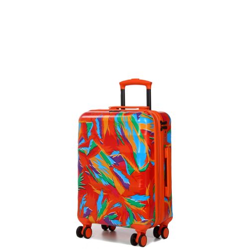 Чемодан Малый (S) Поликарбонат под Ручную кладь Airtex 970 Orange 43 л 55x39,5x23,5 см Оранжевый