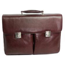 Большой деловой портфель из кожи Sheff S5003 Коричневый
