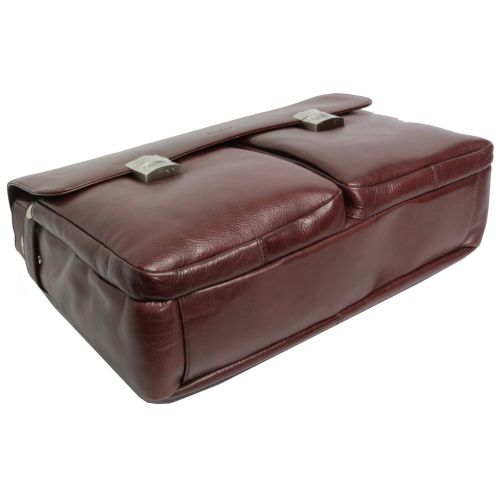 Большой деловой портфель из кожи Sheff S5003 Коричневый