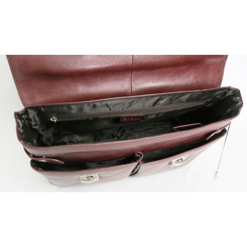 Большой деловой портфель из кожи Sheff S5003 Коричневый