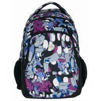 Городской рюкзак с ярким принтом PASO 16-699PA 21L Разноцветный 