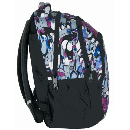 Городской рюкзак с ярким принтом PASO 16-699PA 21L Разноцветный