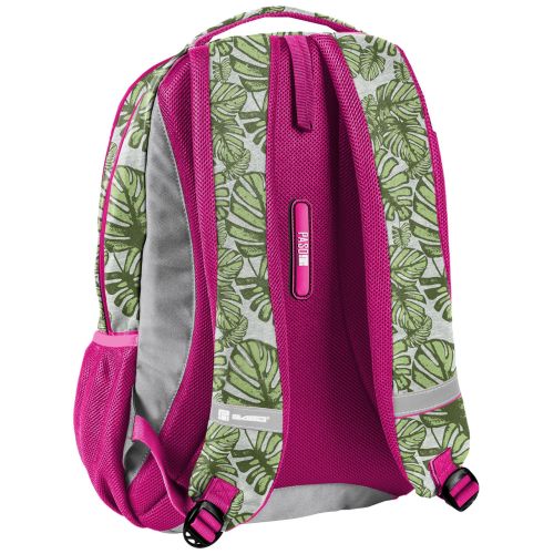 Красочный женский рюкзак Paso Barbie Tropical Leaves BAL-2808 25L Разноцветный