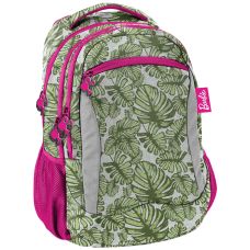 Красочный женский рюкзак Paso Barbie Tropical Leaves BAL-2808 25L Разноцветный 