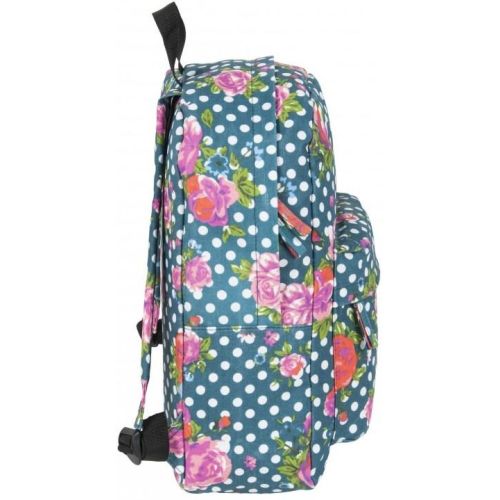Легкий женский рюкзак Paso 17-780D 13L Горошек с цветами