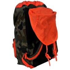 Молодежный рюкзак для ноутбука 15,6, Paso CM-190B 25L Камуляж Красный 