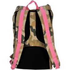 Рюкзак для ноутбука 15,6 Paso CM-192A 25L Камуфляж Розовый 