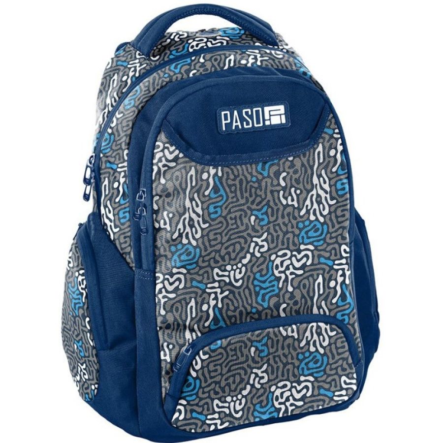 Рюкзак городской PASO 18-2908JJ 22L Синий
