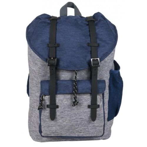 Рюкзак молодежный Paso 17-190N 22L Серый с синим