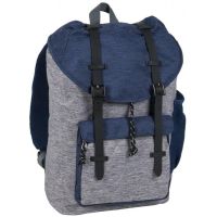 Рюкзак молодежный Paso 17-190N 22L Серый с синим